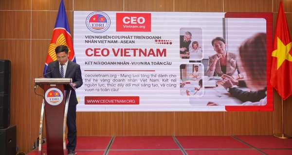 Phát biểu từ ông Phạm Văn Thư – Phó Chủ tịch sáng lập Mạng lưới CEO Việt Nam tại sự kiện Khát Vọng Việt Nam Hùng Cường